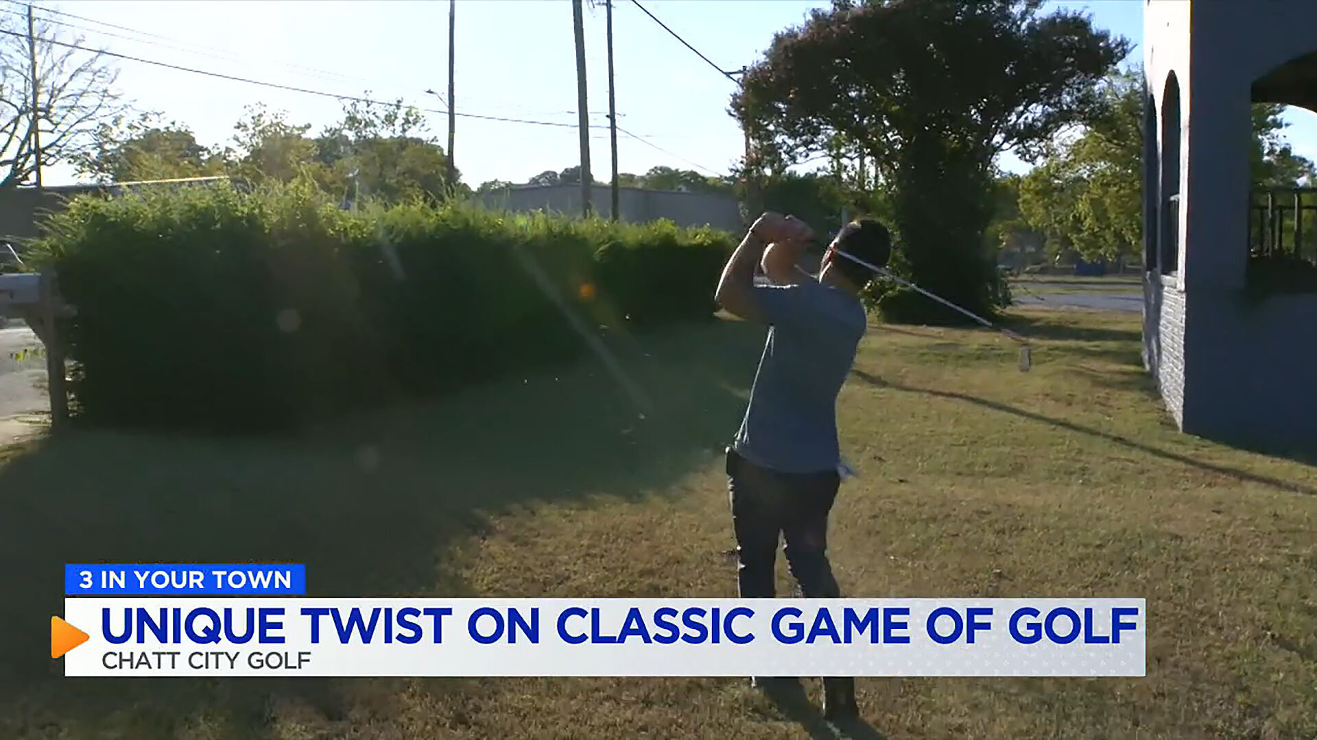3 IN YOUR TOWN: Chatt City Golf - yes it's street and it's a blast